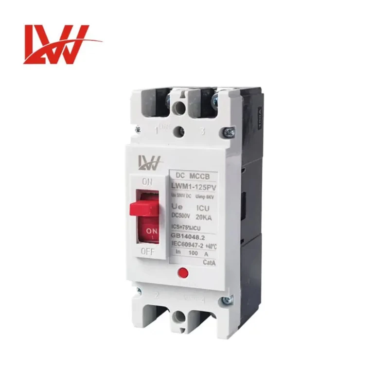 LWM1-125PV DC Moudled Case Circuit Breaker MCCB 125A 500V 2P