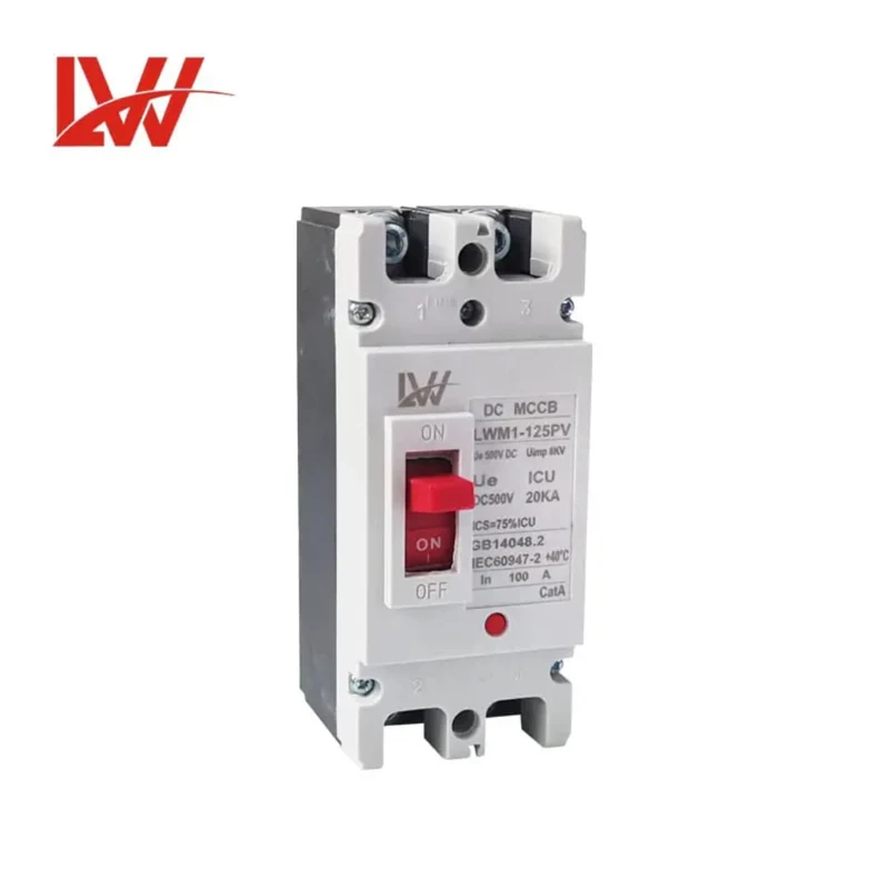 LWM1-125PV DC Moudled Case Circuit Breaker MCCB 125A 500V 2P