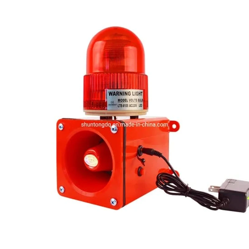 Adjustable Outdoor Safety Alarm Siren with Sound and Light 220volt - Image 3
