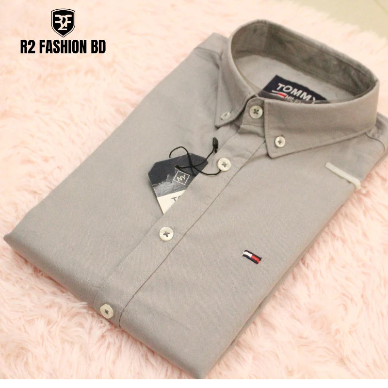 SOLID SHIRT ASH COLOR CODE-59 - Image 3
