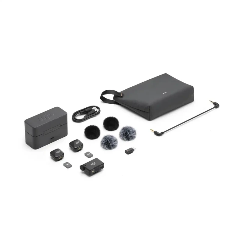 DJI Mic Mini (2 TX + 1 RX + Charging Case) – Original Wireless Microphone System for Clear Audio Recording - Image 3