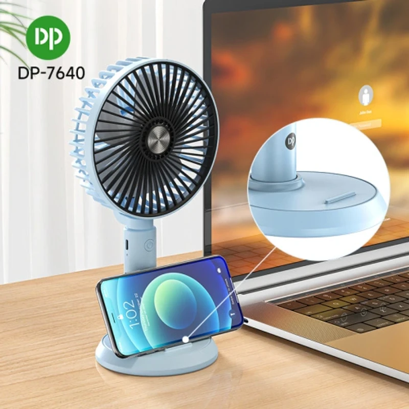 DURATION POWER DP-7640: 3-Speed Rechargeable Fan with 6.5hr Battery - Image 5