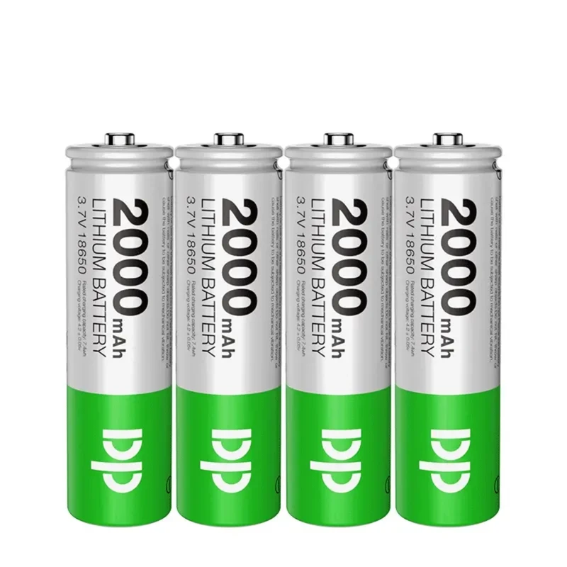 DP 2000mAh 18650 Lithium Ion Rechargeable Battery – Li-ion Cylindrical Battery for Reliable Power - Image 3