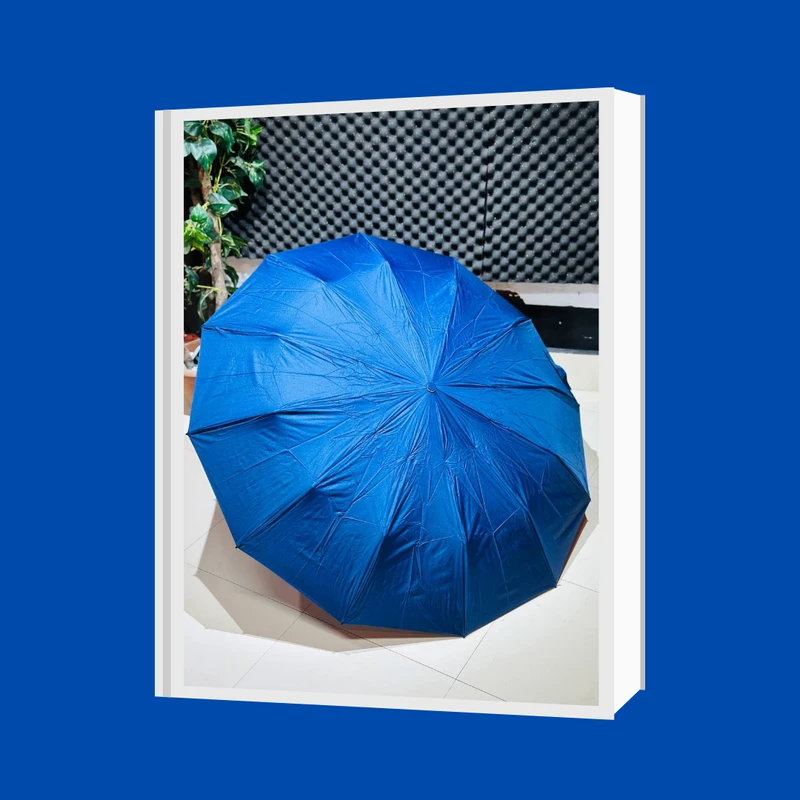 Premium 12-Ribs Automatic Dual-Person Umbrella with Fiber Handle - Image 4