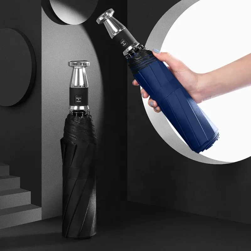 BMW 16 Ribs Automatic Open and Close Compact Umbrella – Random Color