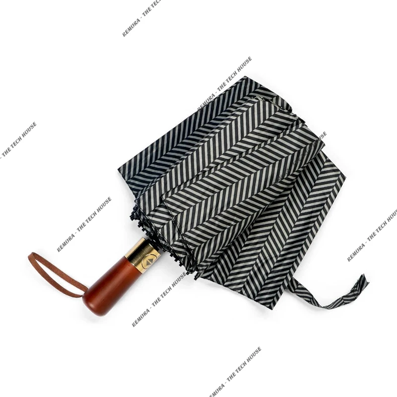 Premium 12-Ribs Automatic Wood Handle Umbrella          Ask ChatGPT - Image 3