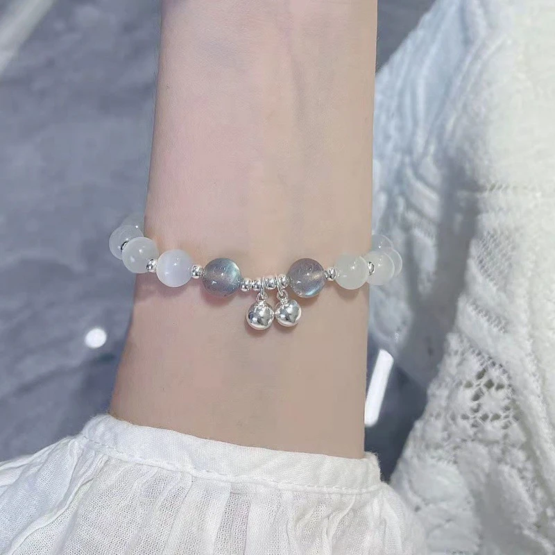 Cat's Eye Crystal Beaded Bracelet
