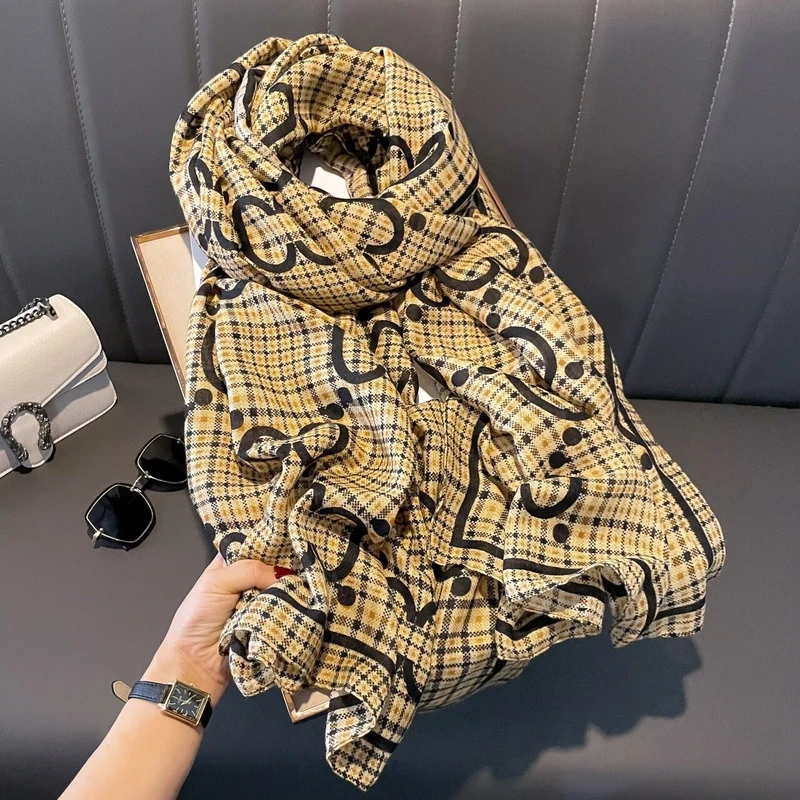 Imported CC printed soft cotton hijab / orna