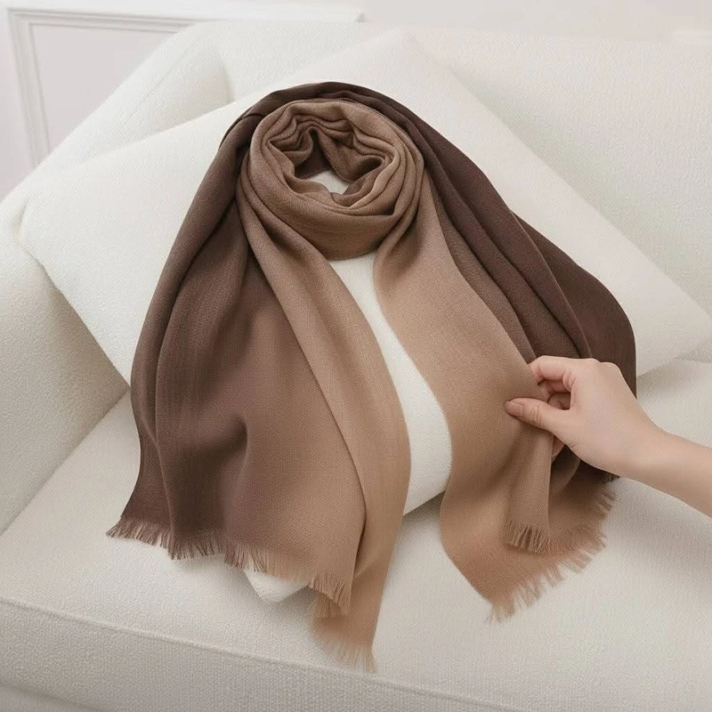 Imported Bamboo Cotton Long Scarf / Orna