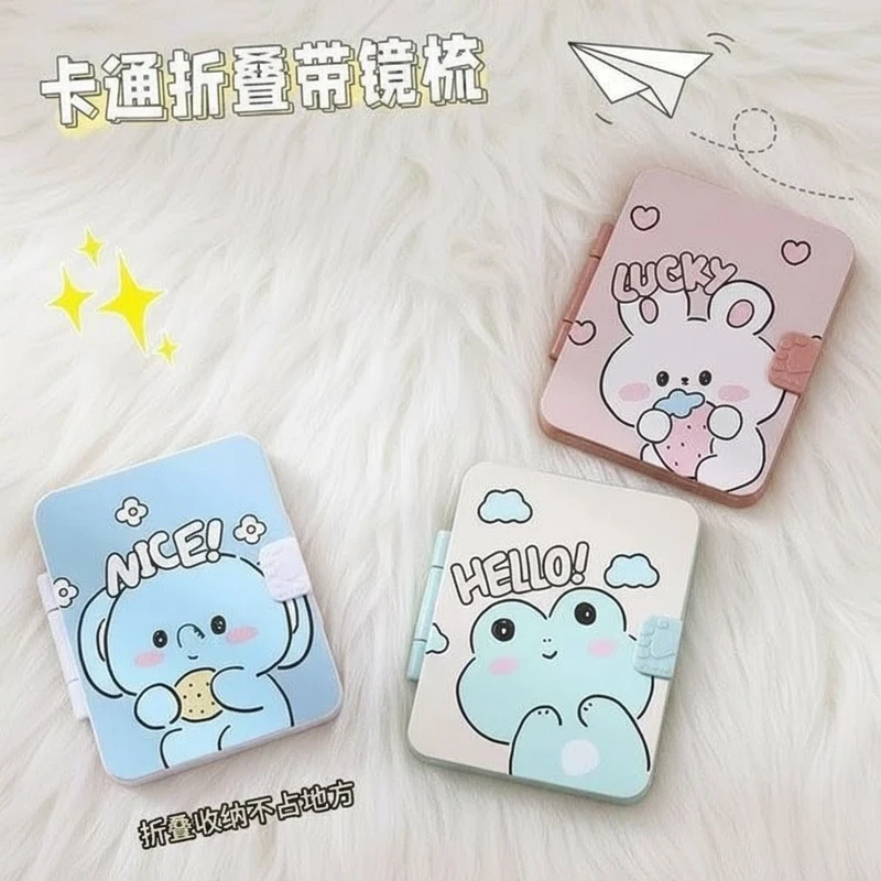 Pocket mirror with comb - Thumbnail 3