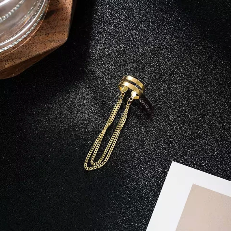 Stunning non piercing tassel earrings(single piece)