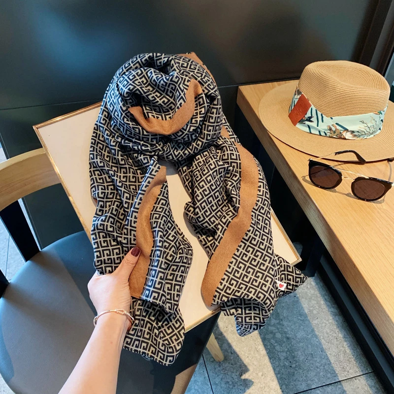 Luxury brand soft long cotton hijab / orna