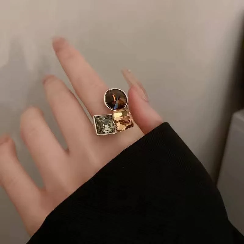 Stainless Steel Shiny Adjustable Ring - Thumbnail 5