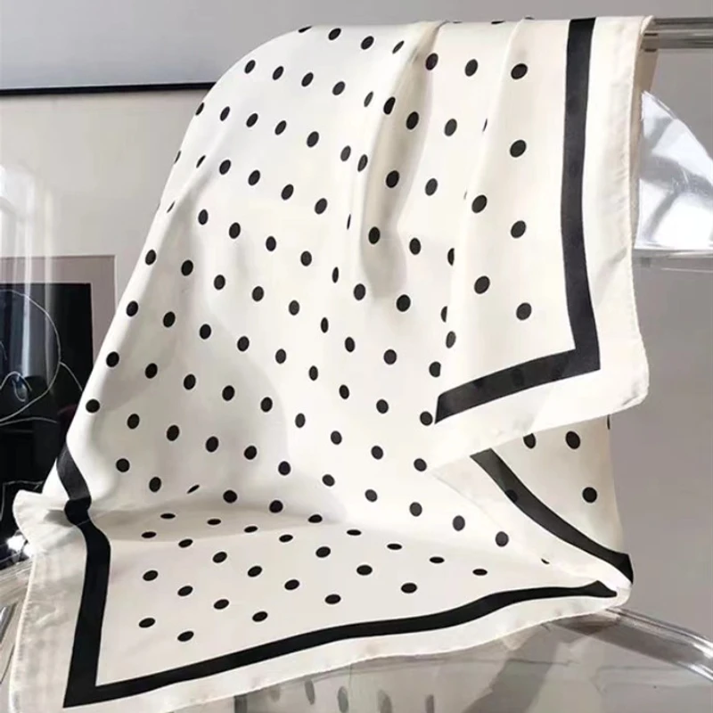 Classy white square scarf