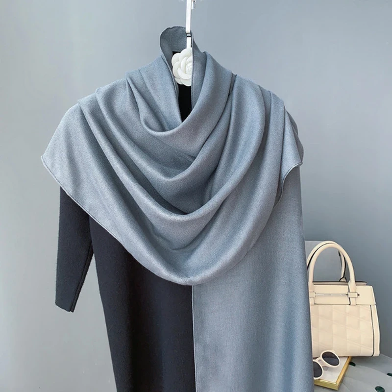 Light gray color cotton hijab