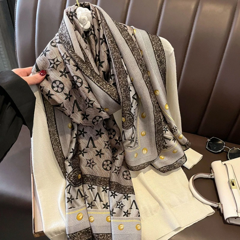 Ash color silk hijab