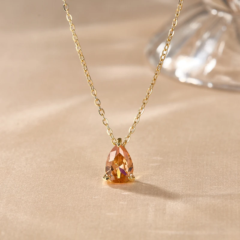 Classy champagne color neckpiece