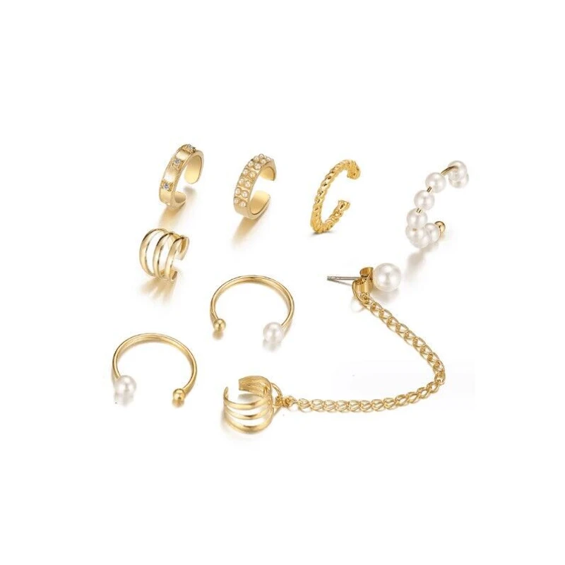Elegant no piercing earrings set