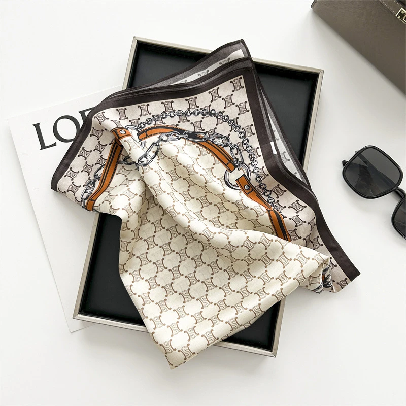 Sophisticated off white color scarf