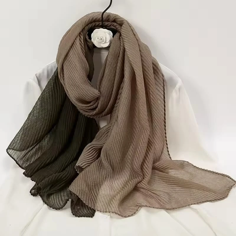 Stylish khaki color hijab