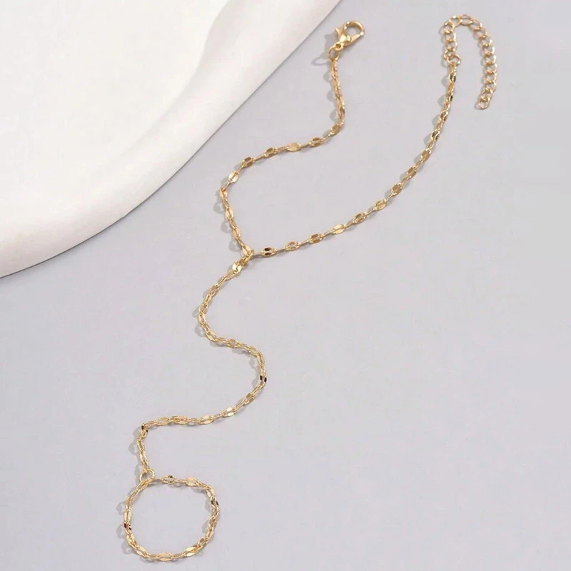 Beautiful golden color chain bracelet
