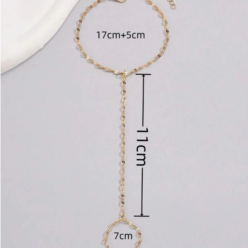 Beautiful golden color chain bracelet