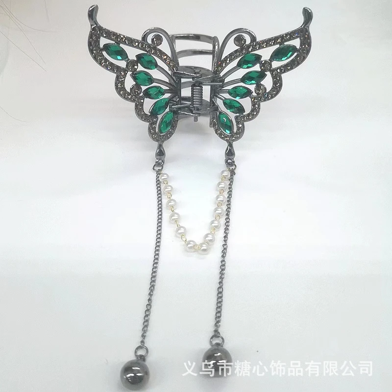 Elegant green color claw clip