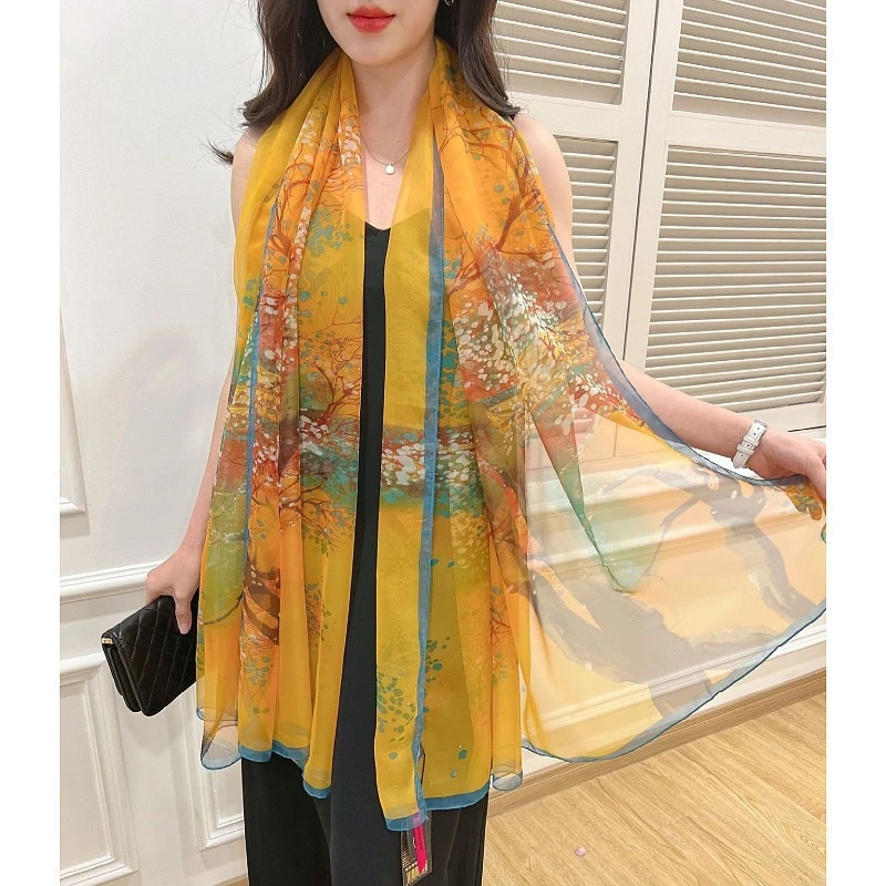 Beautiful yellow color hijab / orna