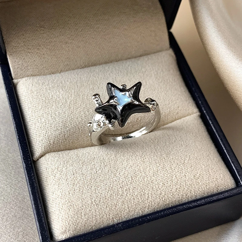 Pretty Lucky Star Open Ring