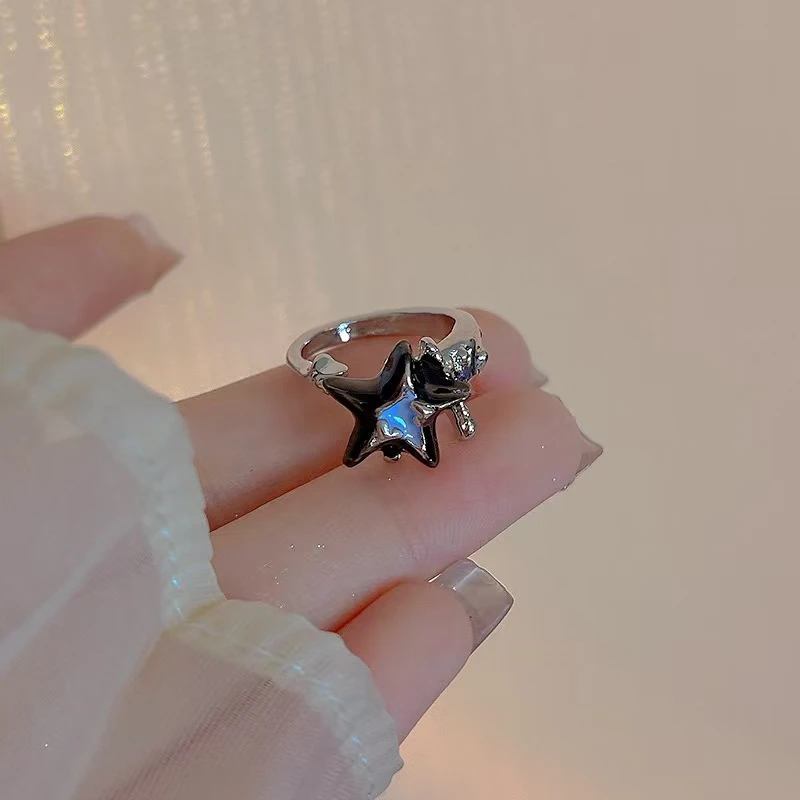 Pretty Lucky Star Open Ring