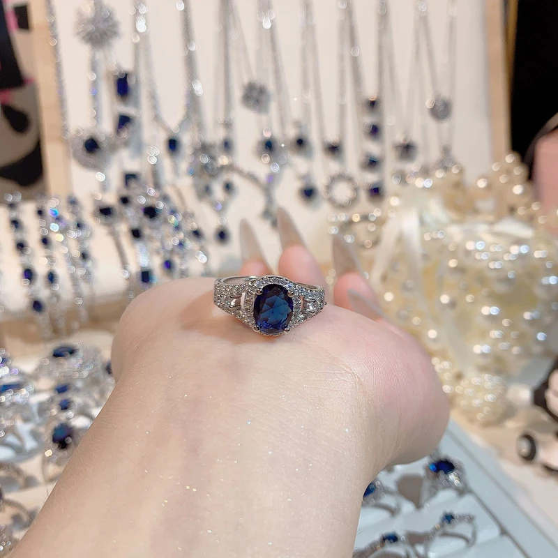 Elegant Blue Sapphire Ring