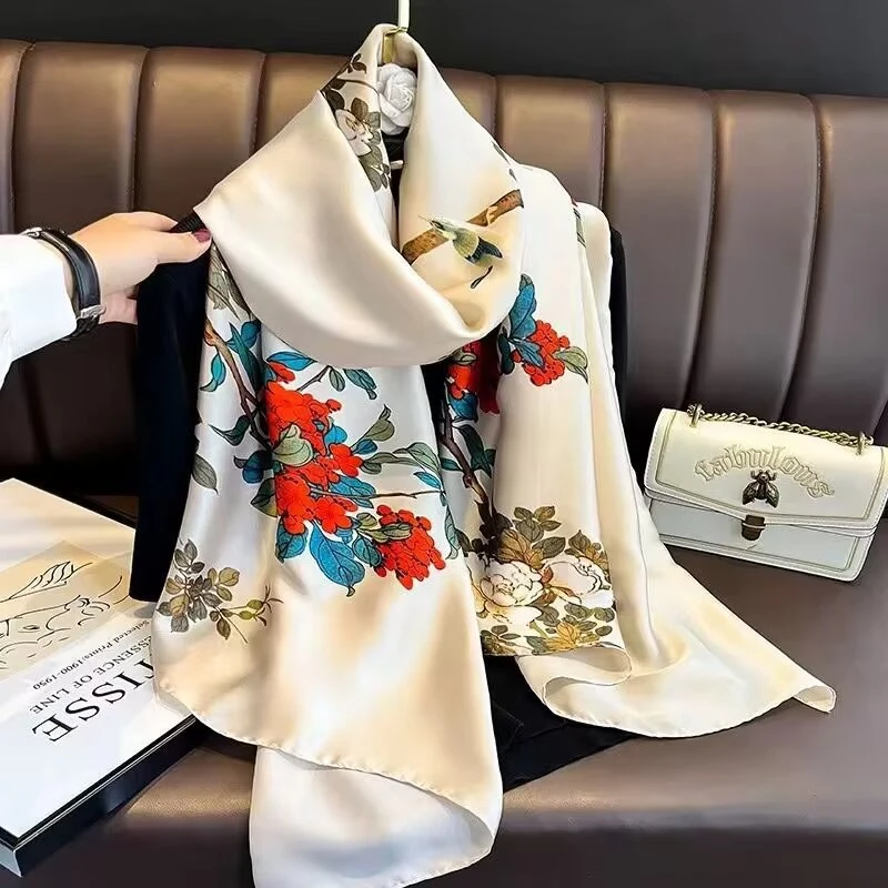 Golden Shiny Silk hijab
