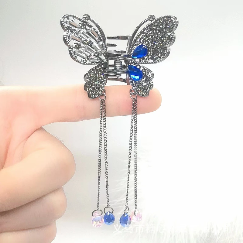 Beautiful blue color claw clip