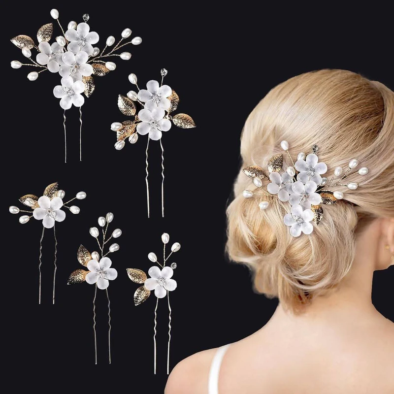 Exquisite Crystal Rhinestone Pearl Headpiece