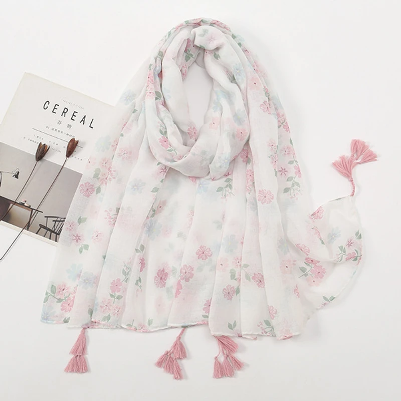 Beautiful pink color soft long hijab / orna