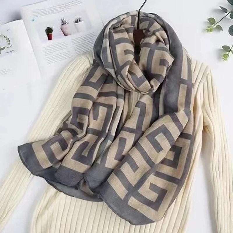 Classy Grey color hijab / orna