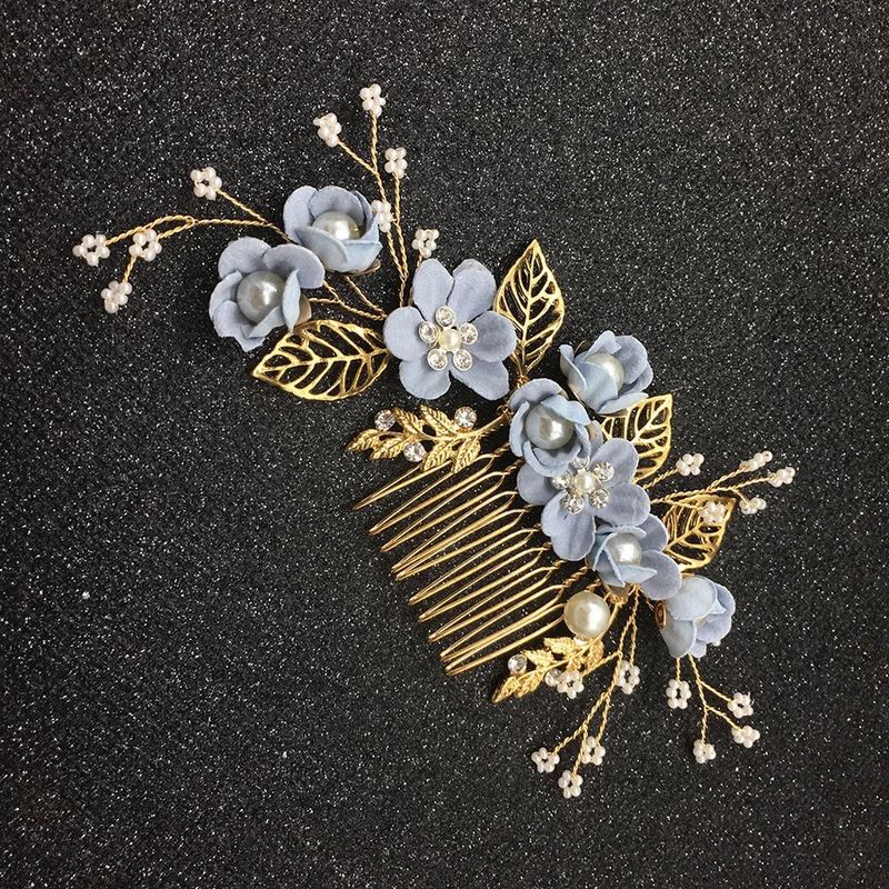 Ceramic Women Hair Vine Elegant Exquisite Handmade Stylish Replacement Crystal Rhinestone Pearl Headband/Hair Accessories Material