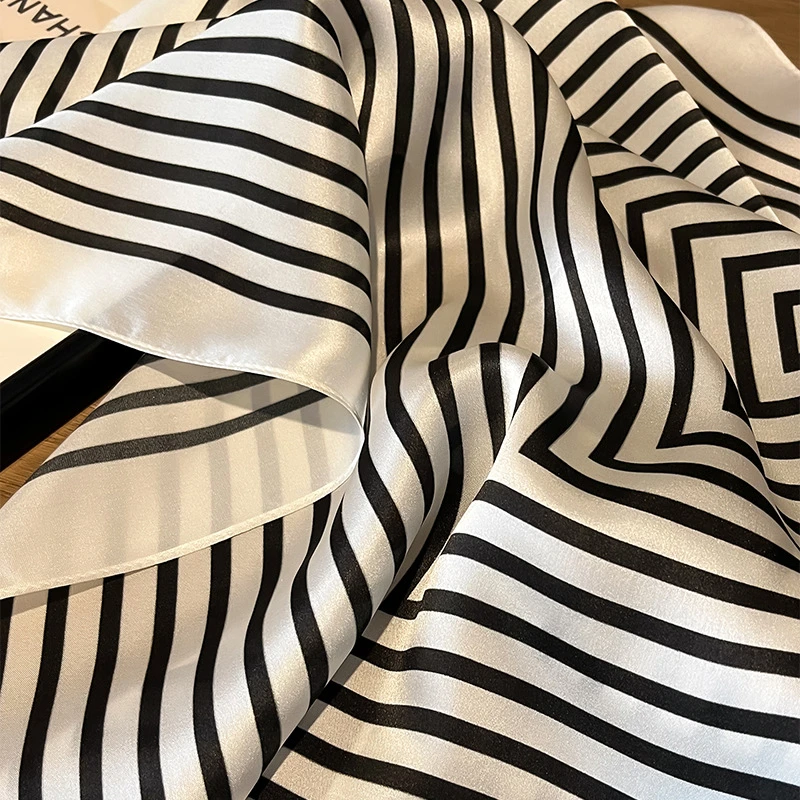 White black pattern classy scarf