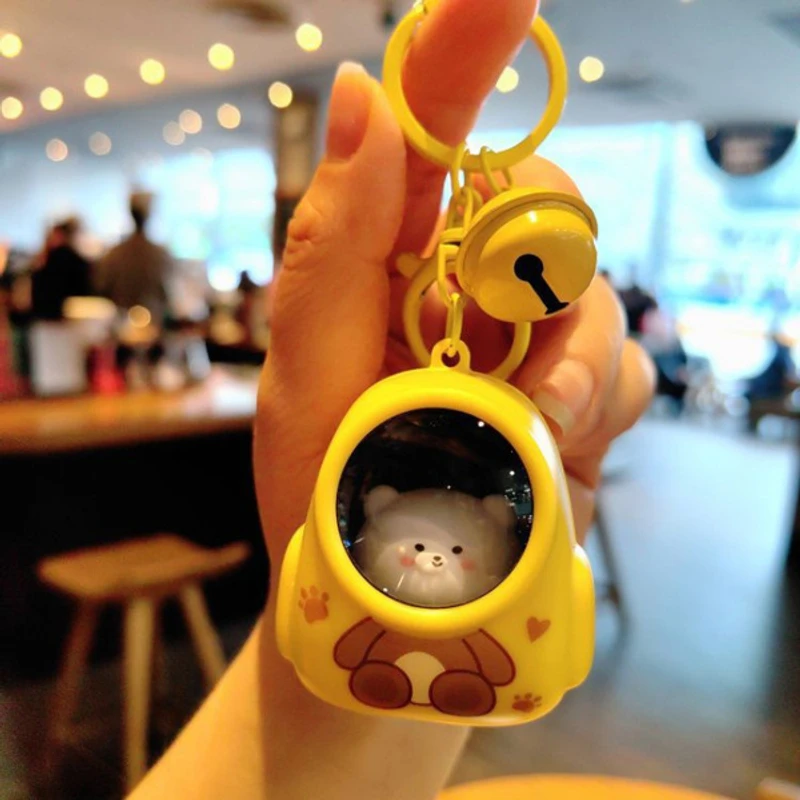 Beautiful yellow color keychain