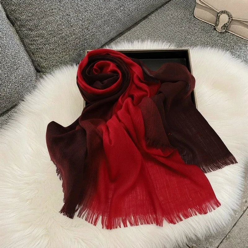 Gorgeous Red color bamboo cotton hijab/orna