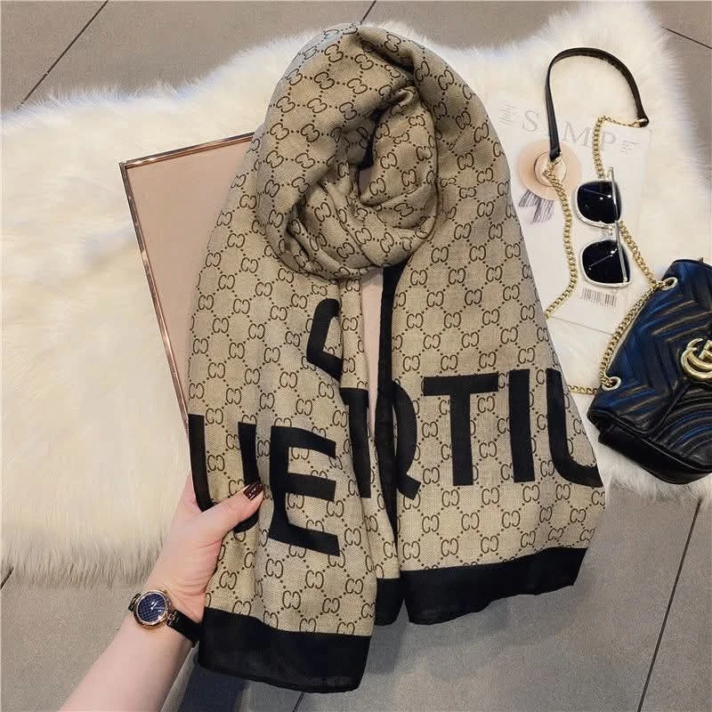 Classy grey color long cotton hijab / orna