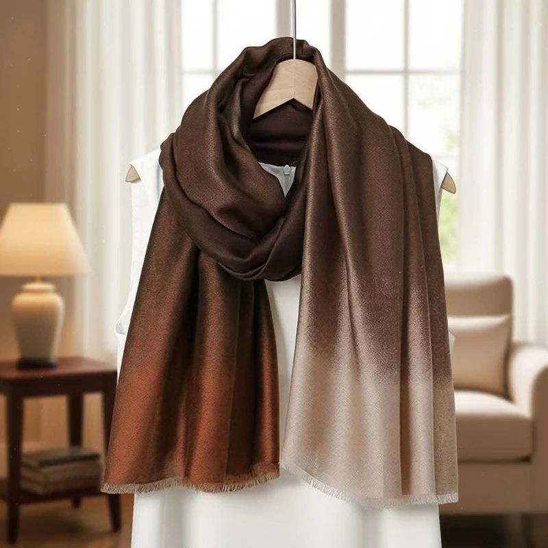 Stunning caramel shiny party hijab
