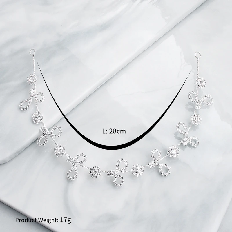 Bridal Wedding Party Crystal Rhinestone Faux Pearl Flower Headband/Hair Accessories