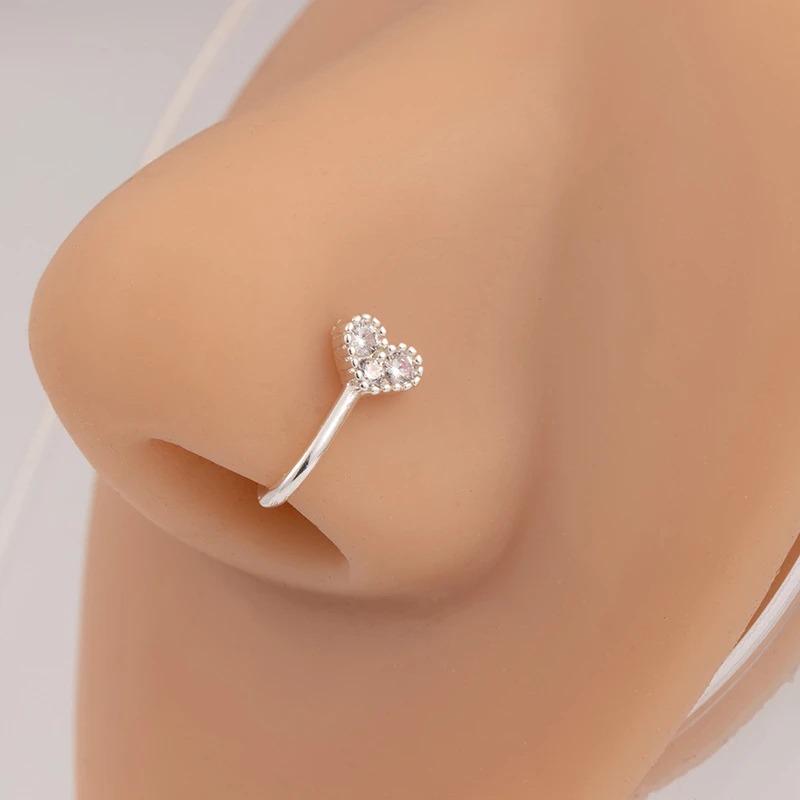 Sparkling Zircon Non Piercing Nose Clip