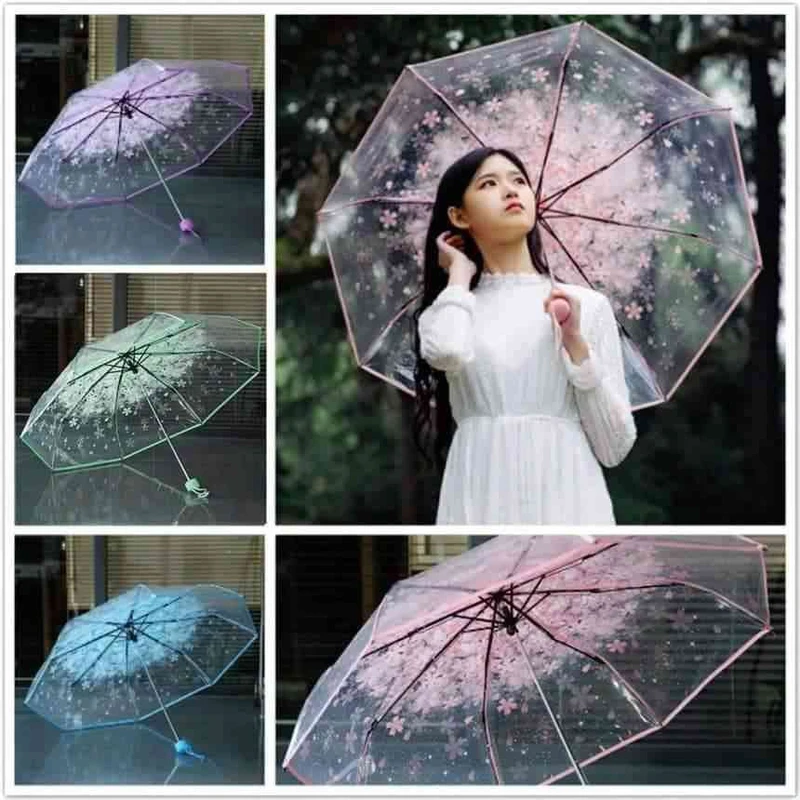 Fashionable Transparent  Umbrella - Image 6