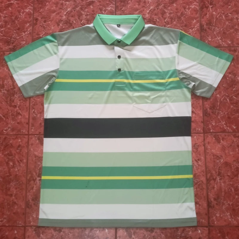 Stripe polo shirt -9