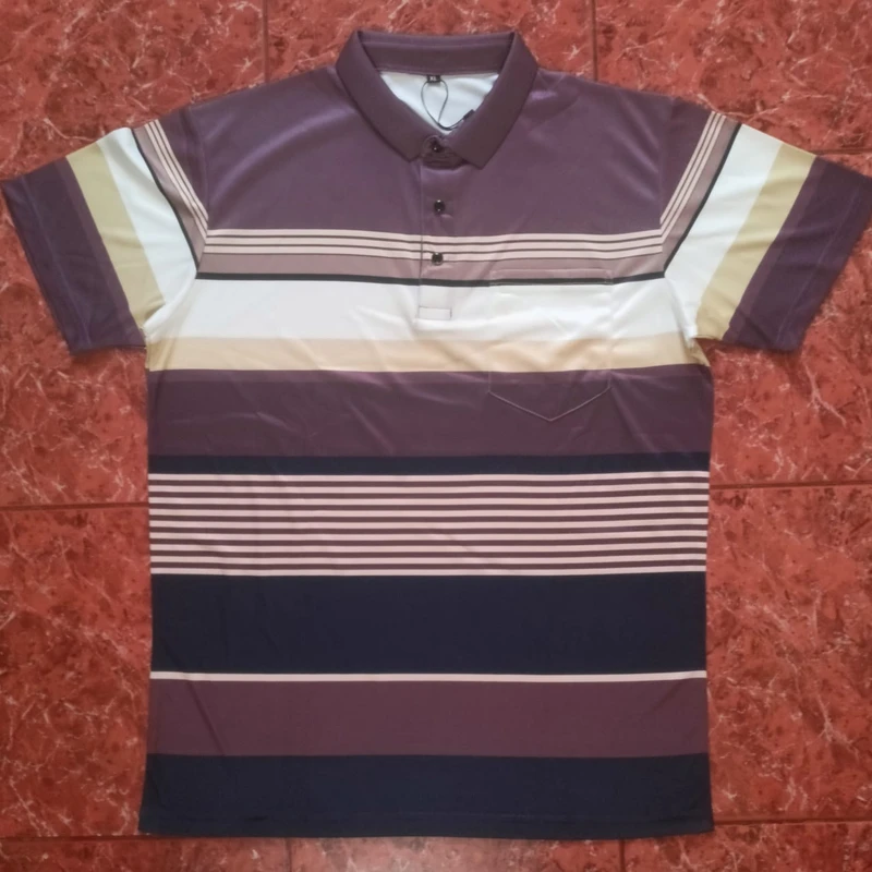 Stripe polo shirt -9 - Image 3