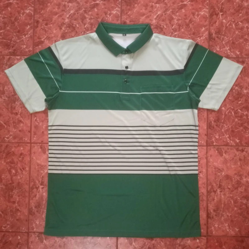 Stripe polo shirt -8 - Image 3