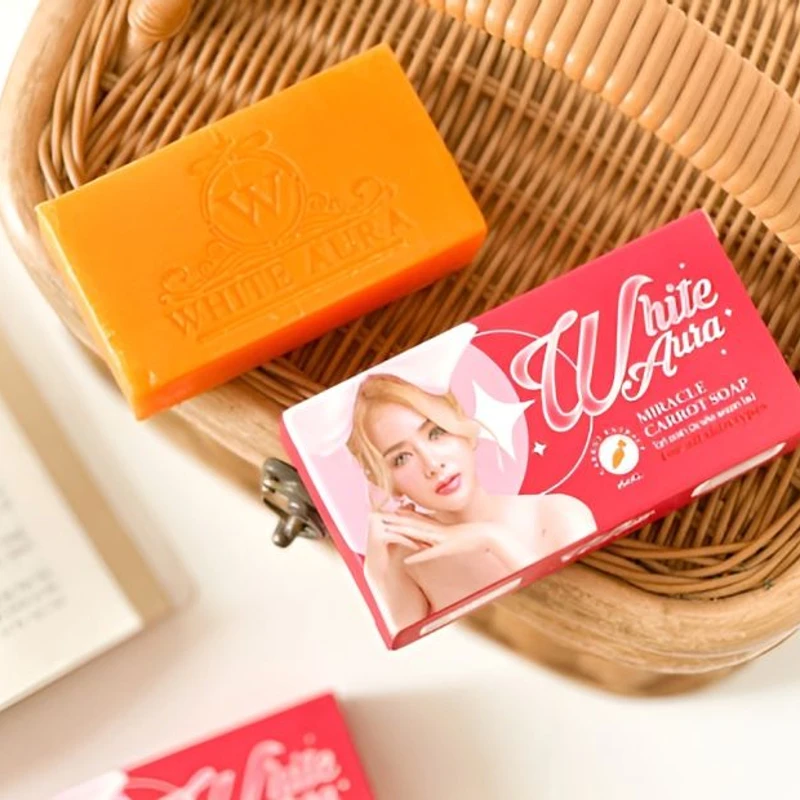 White Aura Miracle Carrot Soap