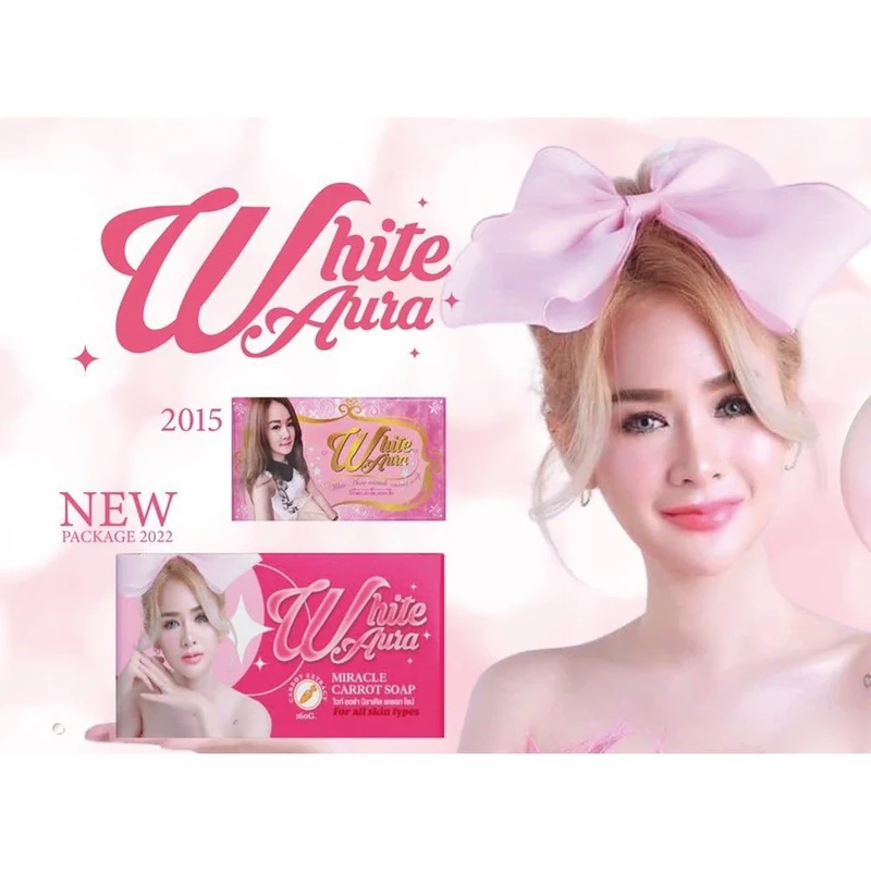 White Aura Miracle Carrot Soap - Image 3